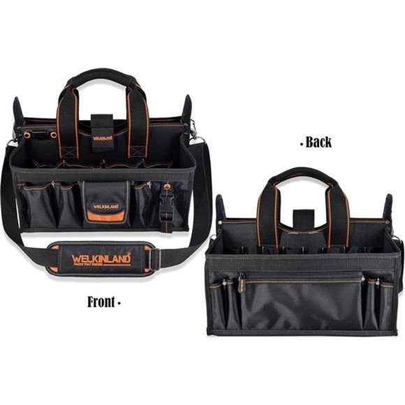 19-POCKETS Tool tote, Tool bag organizer, Electrician tool bag, HVAC Tool Bag - Picture 6 of 6